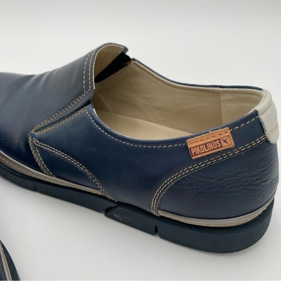 Pikolinos Men\'s Leather Palamos Mor Slip On Loafers Flats Shoes Navy Size 11.5‎ main image 8